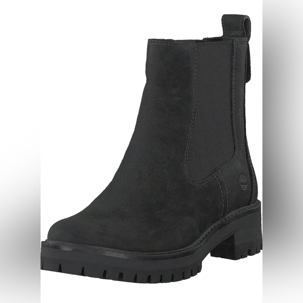 TRADED-Timberland Black womens boots size 8